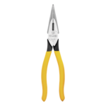 TULMEX 203-8 – Pinza de Punta Cónica con Corte / 8 Pulgadas / Trabajo Pesado / Mordazas Estriadas / Mangos PVC