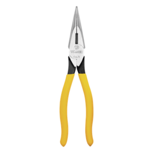 TULMEX 203-8 – Pinza de Punta Cónica con Corte / 8 Pulgadas / Trabajo Pesado / Mordazas Estriadas / Mangos PVC