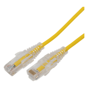 LINKEDPRO BY EPCOM LP-UT6A-700-YE28 – Cable de Parcheo Slim UTP / Cat6A / 7 m (22.97 ft) / 28 AWG / Amarillo