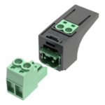 PANDUIT PXM1ARGRBL – Conector Eléctrico Mini-Com / Compatible 26-12 AWG / Cable FMPS / Diseño Compacto / Color Verde