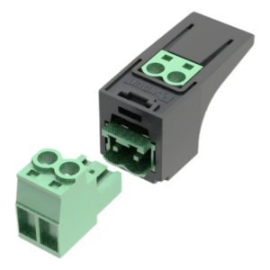PANDUIT PXM1ARGRBL – Conector Eléctrico Mini-Com / Compatible 26-12 AWG / Cable FMPS / Diseño Compacto / Color Verde