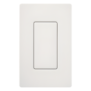 LUTRON ELECTRONICS SCBISW – Inserto Ciego para Placa de Pared / Estilo Designer / Acabado Snow Satinado / Sin Tornillos Visibles