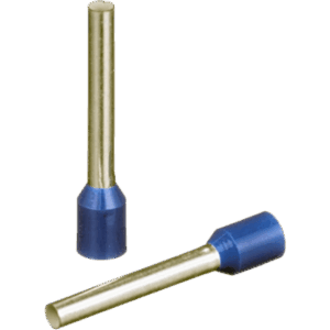 PANDUIT FSD80-18-D – Ferrúl de cobre DIN Azul para Cable 14 AWG. Paquete de 500 Piezas