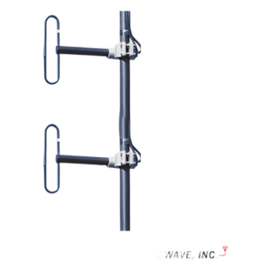 TELEWAVE, INC ANT-450D3 – Antena Base UHF / 2 Dipolos / 406-512 MHz / 500 W / 3-6 dBd / 78.7 x 30.48 cm (31 x 12 in)