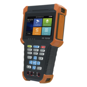 EPCOM EPMONTVI4KLITE – Tester de Video Profesional / Pantalla Táctil IPS 4" / 4K / H.265/H.264 / PoE 48V / Wi-Fi / Multímetro Digital / TDR RJ45 / Batería 4000 mAh