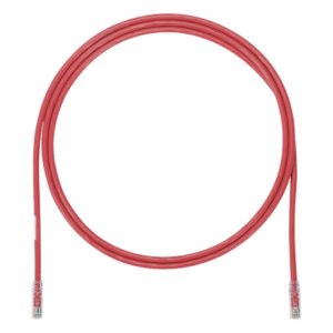 PANDUIT UTP6AX3RD – Cable de Parcheo UTP / Cat6A / 24 AWG / CM / Rojo / 0.91 m (3 pies)