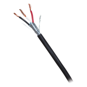 VIAKON 71-12 – Cable para Alarma / 3 Conductores 18 AWG / Blindado / Antiflama / 305 m (1000 ft) / Negro