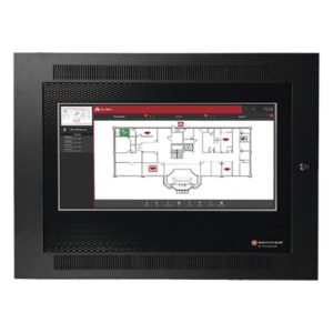 NOTIFIER FIRSTVISION-LCD – Interfaz Gráfica Interactiva / Pantalla Táctil LCD 22 Pulgadas / Wayfinding para Bomberos / Navegación Automática a Evento / Integración ONYX y NOTI-FIRE-NET / Ethernet