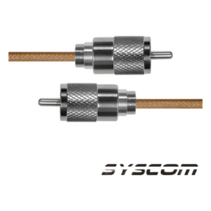 EPCOM INDUSTRIAL SUHF-142-UHF-30 – Cable Coaxial RG-142/U de 30 cm, con conectores UHF Macho a UHF Macho (PL-259).