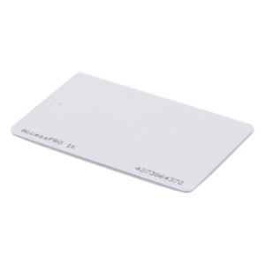 ACCESSPRO ACCESS-CARD-M1K – Tarjeta de Proximidad MIFARE Classic / Memoria 1Kb / Frecuencia 13.56 MHz / ISO/IEC 14443 Type A / Doble Cara Imprimible / 34 Bits
