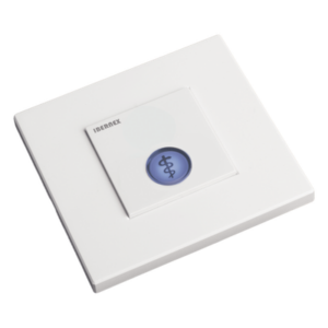 IBERNEX NX0195/B – Pulsador de Alarma Médica Iluminado / Contacto NA / IP65 / 12VDC / 44x44x46 mm / 1.73x1.73x1.81 in