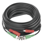 EPCOM POWERLINE DIY-10M-4K – Cable Coaxial Siames / BNC RG59 + Alimentación / 10 m (32.81 ft) / CCA / 4K / Interior-Exterior