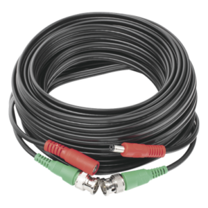 EPCOM POWERLINE DIY-10M-4K – Cable Coaxial Siames / BNC RG59 + Alimentación / 10 m (32.81 ft) / CCA / 4K / Interior-Exterior