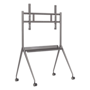 HIKVISION DS-D5ABKY2-S – Soporte de Piso Móvil para Pantalla / 55" a 75" / VESA hasta 600 x 400 mm / Carga 85 kg / Estructura Metálica 20 kg