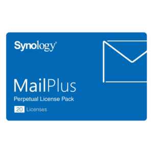 SYNOLOGY MAILPLUS 20 LICENSES – Licencia de Correo / 20 Cuentas Activas / Permanente / Alta Disponibilidad / Migración entre NAS