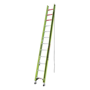 Little Giant Ladder Systems HYPERLITE-24-IA – Escalera de Extensión / Aluminio + Fibra de Vidrio / 7.31 m (24 ft) / Capacidad 136 kg / Tipo IA / 20 kg