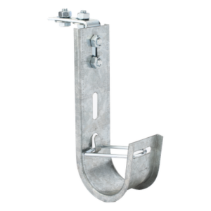 CHAROFIL CH-J51-EZ – Soporte J-Hook para Cableado Estructurado / Capacidad 28 Cables Cat6 / Acero al Carbono / Instalación Interior