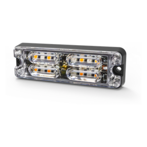 ECCO ED3511BW – Luz auxiliar LED / 16 LEDs azul/blanco / Montaje superficie / IP67 / 12-24V / 0.5 pulg / 36 patrones