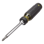 KLEIN TOOLS 32305 – Desarmador Multipunta / Mecanismo de Matraca / 15 en 1 / Cushion-Grip / Puntas de Grado Industrial