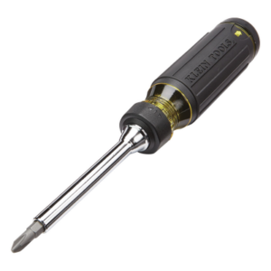 KLEIN TOOLS 32305 – Desarmador Multipunta / Mecanismo de Matraca / 15 en 1 / Cushion-Grip / Puntas de Grado Industrial