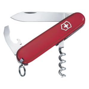 VICTORINOX 3303 – Navaja de Bolsillo Mediana / 9 Funciones / 84mm / 35g / Sacacorchos / ABS-Cellidor