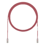 PANDUIT UTP28X3RD – Cable de Parcheo UTP / Cat6A / 28AWG / CM-LSZH / 0.91 m (3 Pies) / Rojo