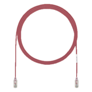 PANDUIT UTP28X3RD – Cable de Parcheo UTP / Cat6A / 28AWG / CM-LSZH / 0.91 m (3 Pies) / Rojo