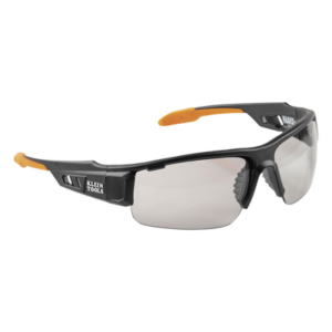 KLEIN TOOLS 60536 – Gafas de Seguridad / Semimarco PRO / Cristales Ahumados Int/Ext / ANSI Z87.1+ / MIL-PRF-32432A Clase 1
