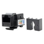 LINKEDPRO BY EPCOM LP-KJ-505-BK – Módulo Jack Keystone / Cat5e / Terminación 110 / RJ45 / Sin Blindaje / Negro