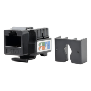LINKEDPRO BY EPCOM LP-KJ-505-BK – Módulo Jack Keystone / Cat5e / Terminación 110 / RJ45 / Sin Blindaje / Negro