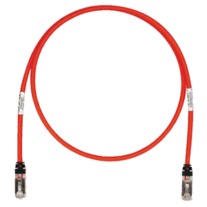PANDUIT STP6X9RD – Patch Cord Cat6A / Blindado S/FTP / CM/LSZH / 2.74 m (9 pies) / 26 AWG / Rojo