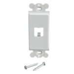 PANDUIT CFG1WH – Marco de Módulo / 1 Espacio Mini-Com / Para Placa Frontal GFCI / Color Blanco