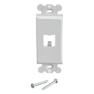 PANDUIT CFG1WH – Marco de Módulo / 1 Espacio Mini-Com / Para Placa Frontal GFCI / Color Blanco