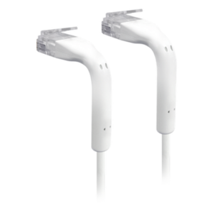 UBIQUITI UC-PATCH-1M-RJ45 – Cable Ethernet Patch / Cat6 / 1 m (3.28 ft) / RJ45 Flexible / Diámetro Ultrafino / Blanco