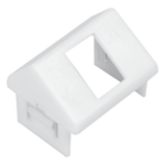 SIEMON CTE-MXA-01-02 – Adaptador para Placa de Pared / 1 Salida / Diseño Angulado / Color Blanco / Compatibilidad TERA y UTP MAX