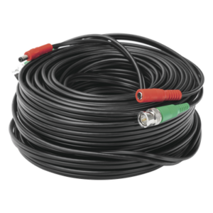 EPCOM POWERLINE DIY-30M-HD – Cable Coaxial BNC RG59 con Alimentación / SIAMES / 30 Metros (98.43 Pies) / 100% Cobre / 4K / Interior y Exterior