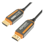 EPCOM PROAUDIO EP-FOH-4K-15M – Cable HDMI de Fibra Óptica / 15m (49.21 ft) / 4K@60Hz / 18Gbps / HDCP 2.2 / Versión 2.0 / 4.5mm Diámetro