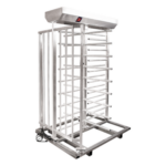ACCESSPRO XT-100-L – Torniquete de Cuerpo Completo / 25 Personas/min / Acero Inoxidable / Rotación 90° / Interior y Exterior / 110 VCA