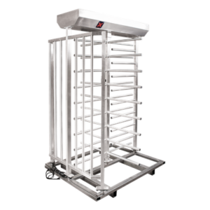 ACCESSPRO XT-100-L – Torniquete de Cuerpo Completo / 25 Personas/min / Acero Inoxidable / Rotación 90° / Interior y Exterior / 110 VCA