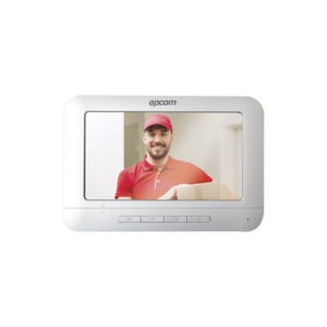 EPCOM ACA1M – Monitor para Videoportero Análogo / 7 Pulgadas / 800x400 / Audio Manos Libres / 4 Hilos / Aluminio