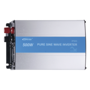 EPEVER IP50011 – Inversor de Onda Senoidal Pura / 400 W Nominal / 500 W Pico / Entrada 12 VCC / Salida 120 VCA / 9.1 × 5.2 × 2.9 in