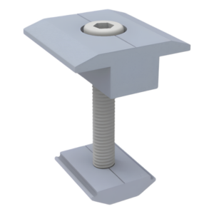 EPCOM POWERLINE EPLMCN2S30L50 – Sujetador Intermedio 30-35 mm para montaje de paneles solares en riel 5 Y 8