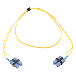 SIEMON FJ2-SCUSCUL-01 – Jumper de Fibra Óptica Monomodo / OS2 / SC/UPC Duplex / OFNR / 1 Metro (3.28 Pies) / Amarillo