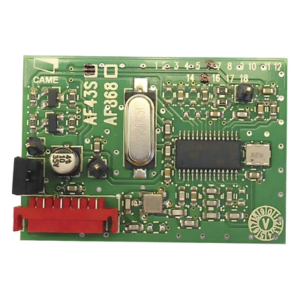 CAME 001-AF-43S – Receptor Inalámbrico / 433.92 MHz / 12-24 VDC / IP20 / -20°C a +55°C