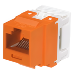 PANDUIT NK688MOR – Conector Jack Keystone / Cat 6 / 8P8C / Terminación 110 / Naranja