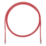 PANDUIT UTP6AX5RD – Cable de Parcheo UTP / Cat6A / 24 AWG / CM / 1.52 m (5 pies) / Rojo