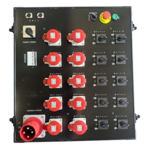 SHINESTAGE YS-CM-10 – Controlador de Polipastos / 10 Canales Independientes / Control Directo Trifásico 110V / Rack Touring Grade