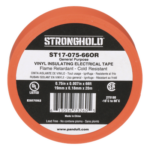 PANDUIT ST17-075-66OR – Cinta Aislante Eléctrica / PVC Uso General / 600V / 20.12 m (66 ft) / Naranja / UL 510 Ignífuga / Interior-Exterior