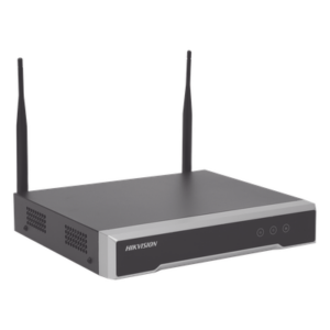 HIKVISION DS-7104NI-K1/W/M(C) – NVR IP / 4 Canales / 4 Megapixel / 1 Bahía HDD hasta 6 TB / Wi-Fi MIMO 2.4 GHz / Full HD