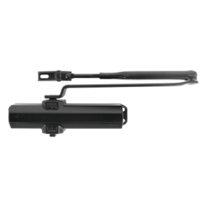 DORMAKABA TSCOMN – Cierrapuertas Hidráulico / Fuerza Ajustable 2/3/4 / Puertas 850-1100 mm / Carga 80 kg / Certificación UL / Negro